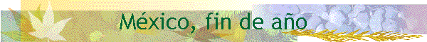 Mxico, fin de ao